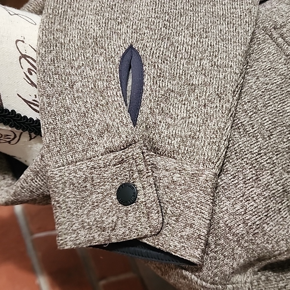 Eddie Bauer Sweater Fleece Shacket Mens NWT - Picture 5 of 9